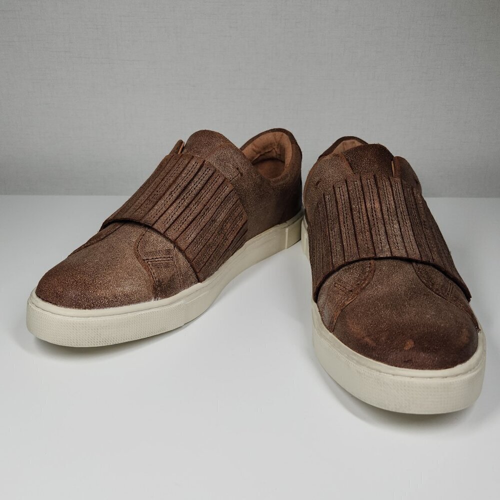 Frye Shoes Ivy Gore Slip on Shoes Women's Size 8M Chocolate Brown